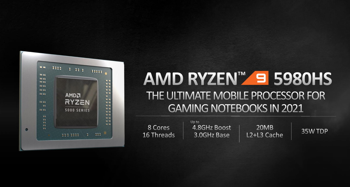 AMD Ryzen 5000 laptop CPUs arrive with big performance claims

