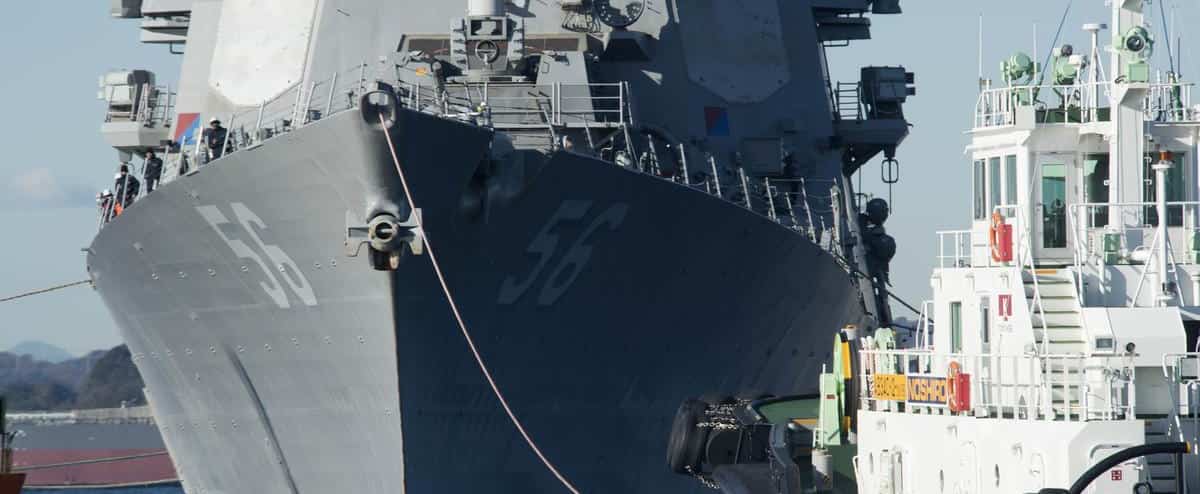 US warship in the Taiwan Strait, initially under Biden

