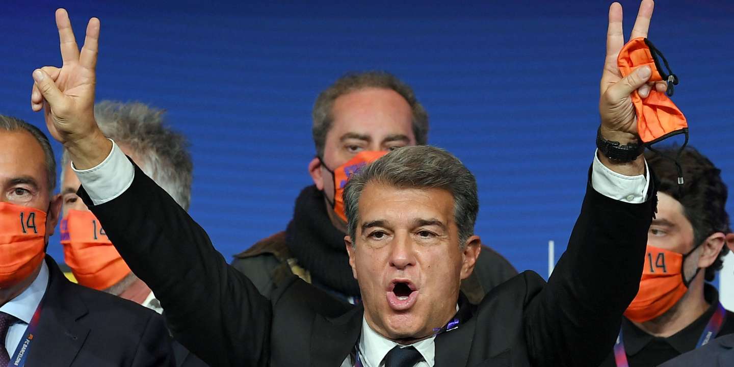 Joan Laporta has been elected president of the legendary Barcelona club under construction

