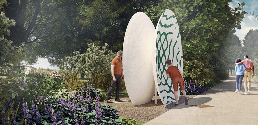 With acoustic mirrors designed by Montreal landscape architects Emmanuel Loosler and Camille Zarubi, visitors will be able to: 