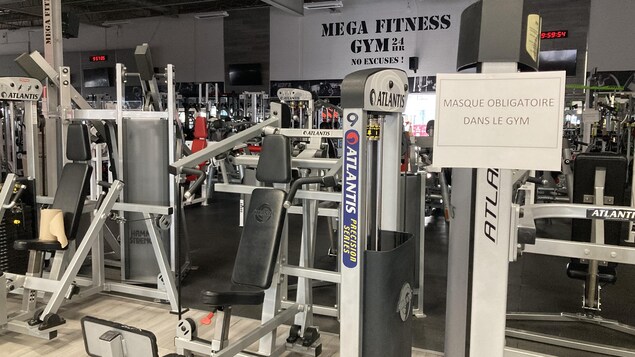 The gyms reopened on Monday in Quebec


