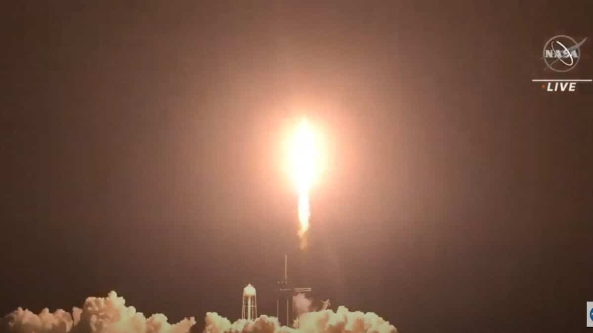 SpaceX took off to the International Space Station

