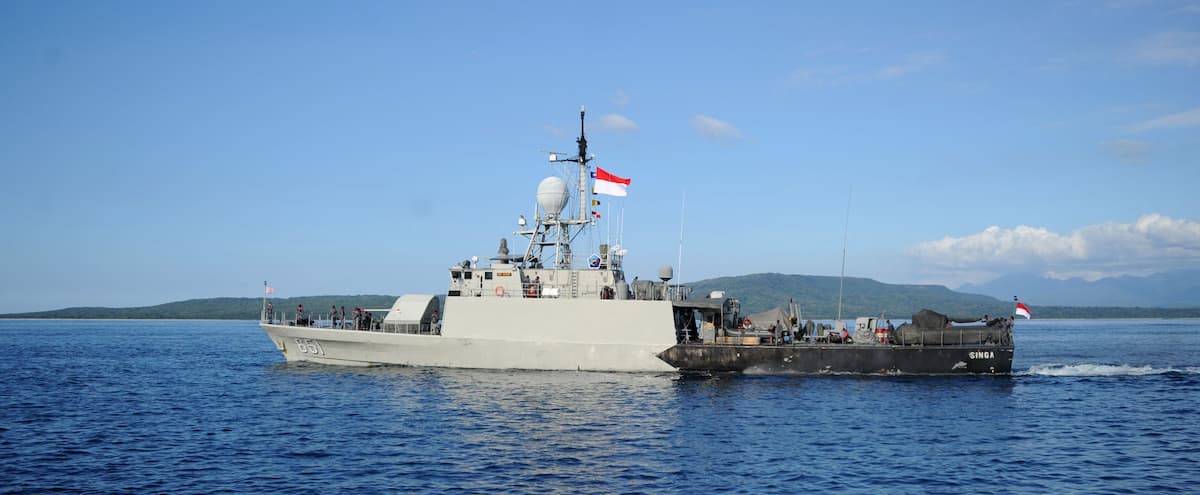 The submarine lost off Bali 'sank'

