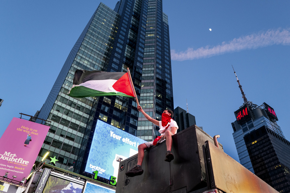   Conflict in the Middle East |  Assault on a Jewish man in Times Square on the sidelines of the protests

