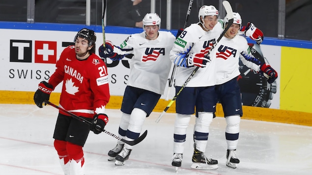 Canada is 5-1 ahead of the United States in the World Hockey Championship


