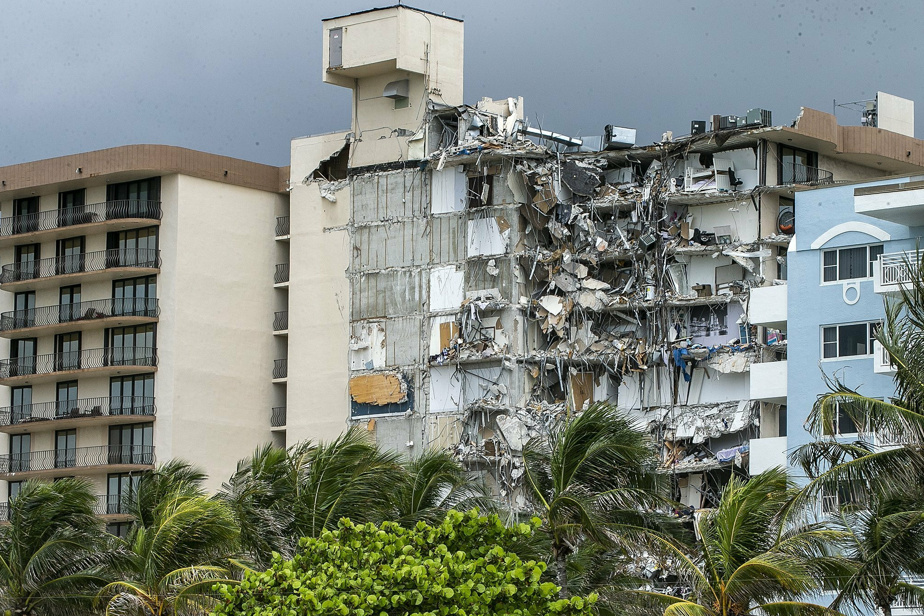   A collapsed building in Florida |  'Significant structural damage' was observed in 2018

