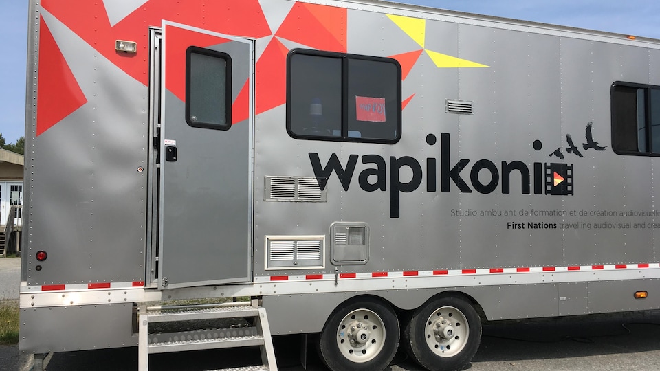 Wapikoni portable studio on wheels