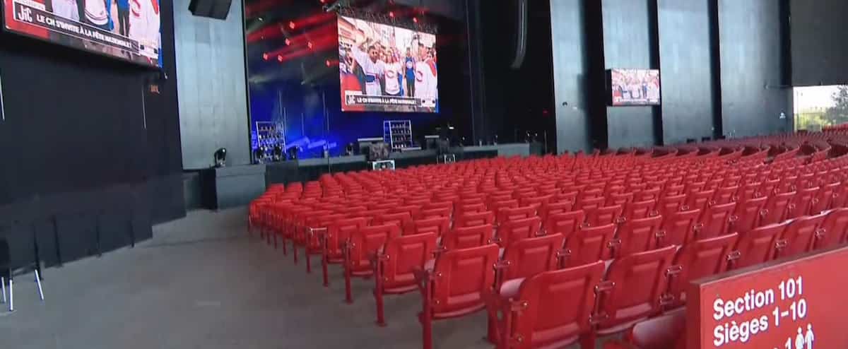 Montreal Canadiens: 1,600 fans gathered at the Cojico Amphitheater in Trois-Rivieres

