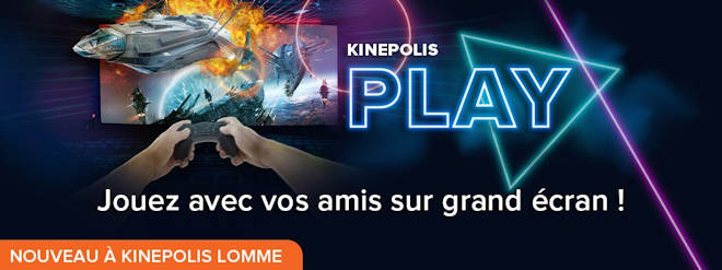 Play video games on the big screen at Kinepolis in Lomme

