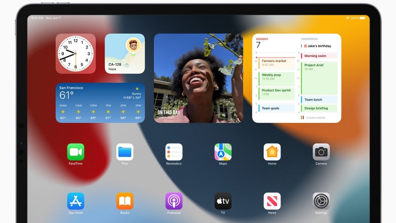 iPadOS is finally getting home screen widgets.  Photo: Apple