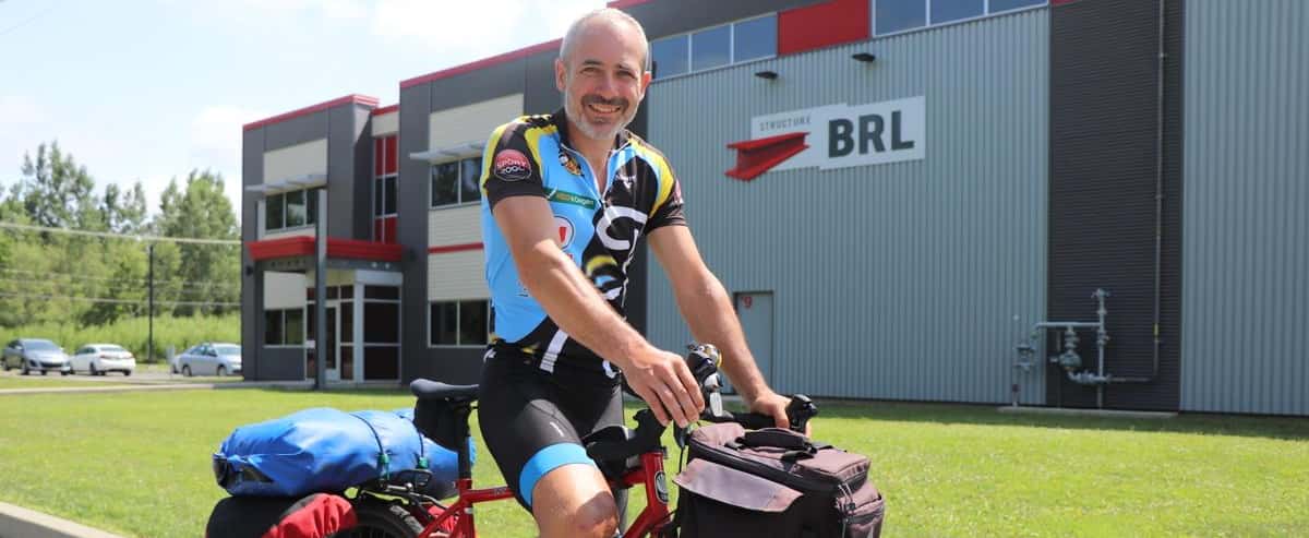 An entrepreneur learns to live again by cycling across Canada

