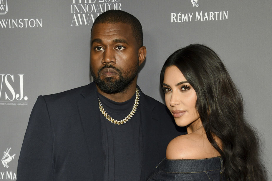 Kim Kardashian with Kanye West before Donda's release

