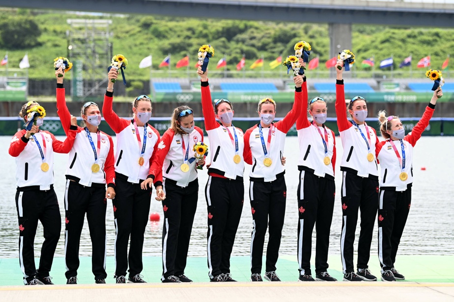   rowing |  Canadian women win gold in the eight

