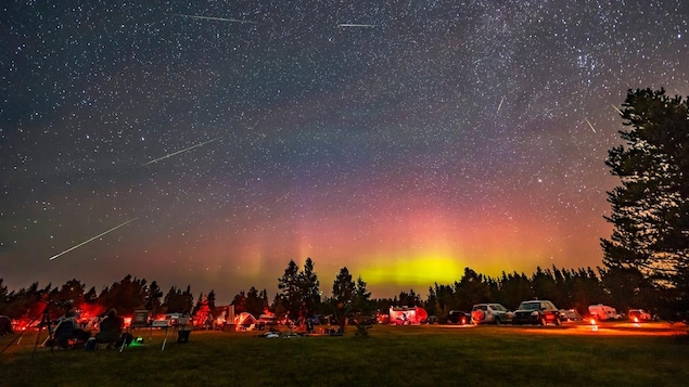 Perseids visible in the Canadian sky

