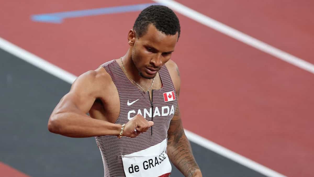 200m: A Canadian record and a ticket to the final for Andre de Grasse

