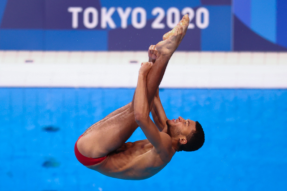  Diving 3 meters |  The hard learning of Cedric Fofana

