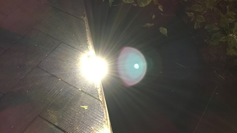 Lens flare on iPhone