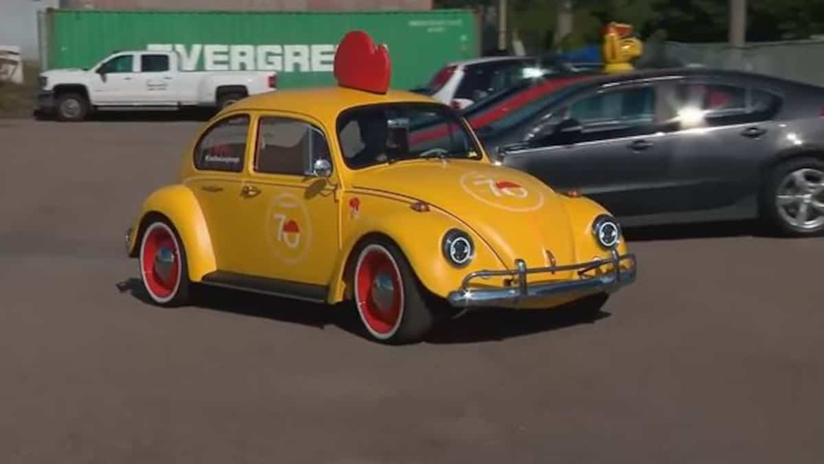 A beetle delivery turned into electricity

