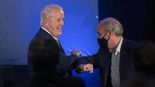   Brian Mulroney shows his support for Governor Erin O'Toole |  Canada elections 2021

