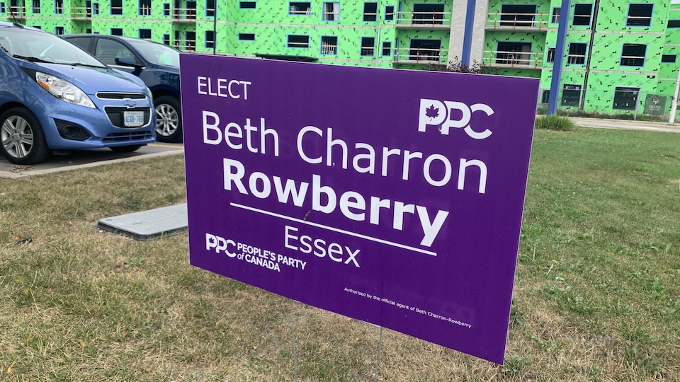 Campaign banner from Beth Charron Rowberry, a PPC candidate in Essex. 