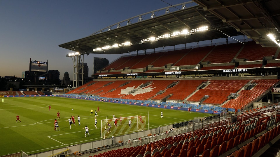 Toronto FC plays a game at BMO Stadium in Toronto.