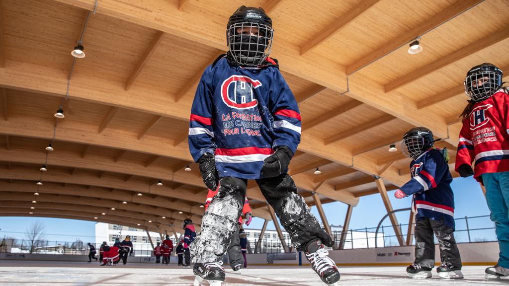 The BLEU BLANC BOUGE rink in Val d'Or has opened


