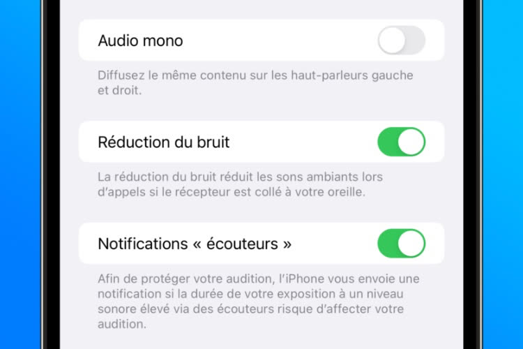 Phone calls: Noise Reduction accessibility option reduced to none on iPhone 13

