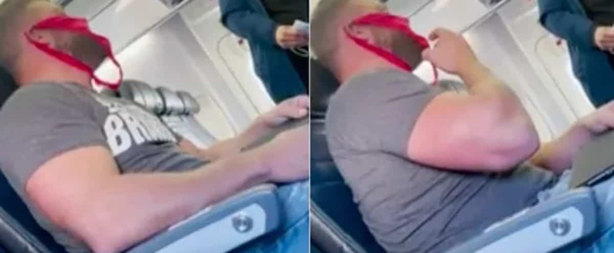 Florida: Kicked off a plane for wearing a thong as a mask

