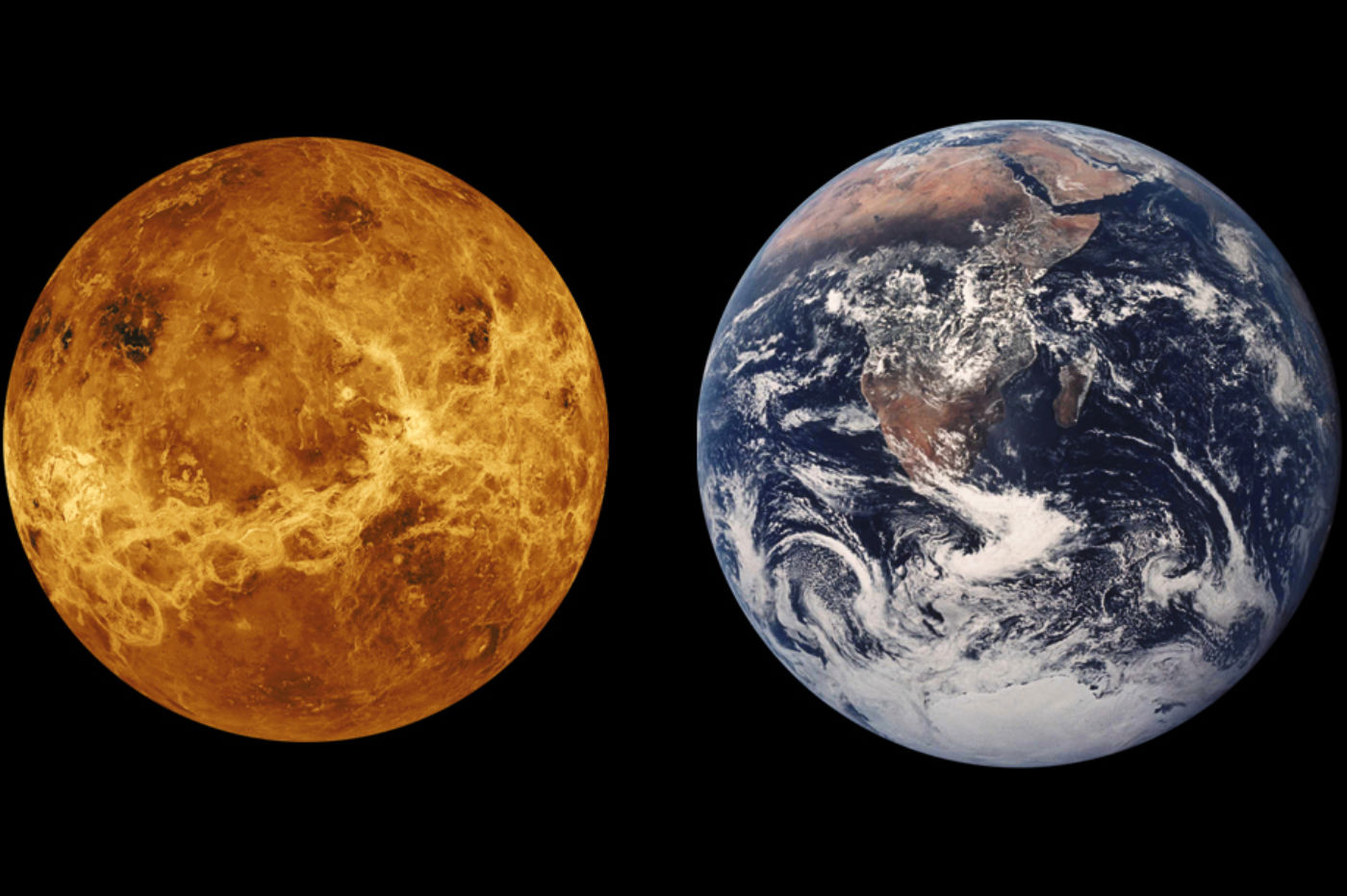 vénus-terre-comparaison-science