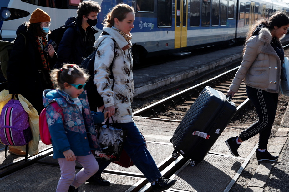 A large influx of Ukrainian refugees to neighboring countries

