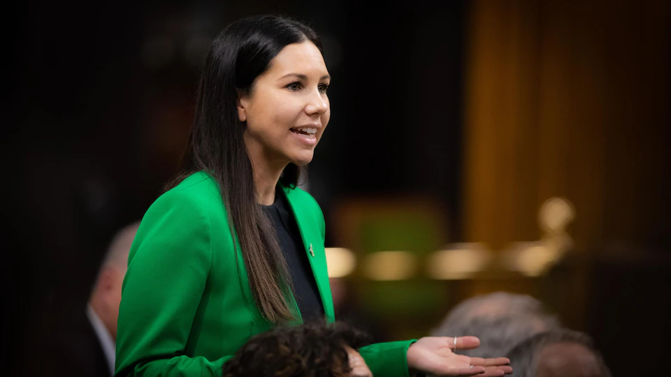 MP Christina Michaud, during question period in the House of Commons, March 9, 2020.