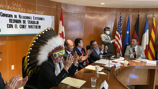 [Reportage]  In Mexico, a Canadian indigenous leader meets with elected Mexican officials

