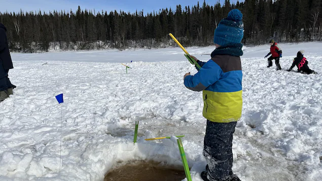 When ice fishing aligns with raising awareness

