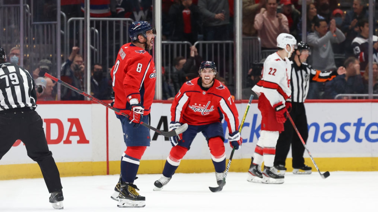NHL: Match summary including the match between the Capitals and Hurricanes

