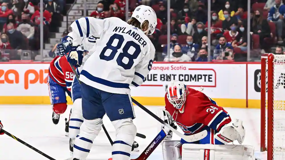 Nylander was criticized by his coach

