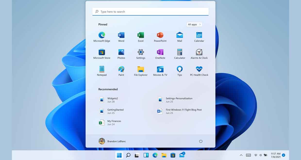 Windows 11, Microsoft is improving and improving the start menu

