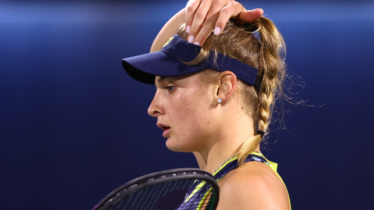 Women's Tennis Association: Ukraine's Dayana Yastremska in tears after her victory in Lyon

