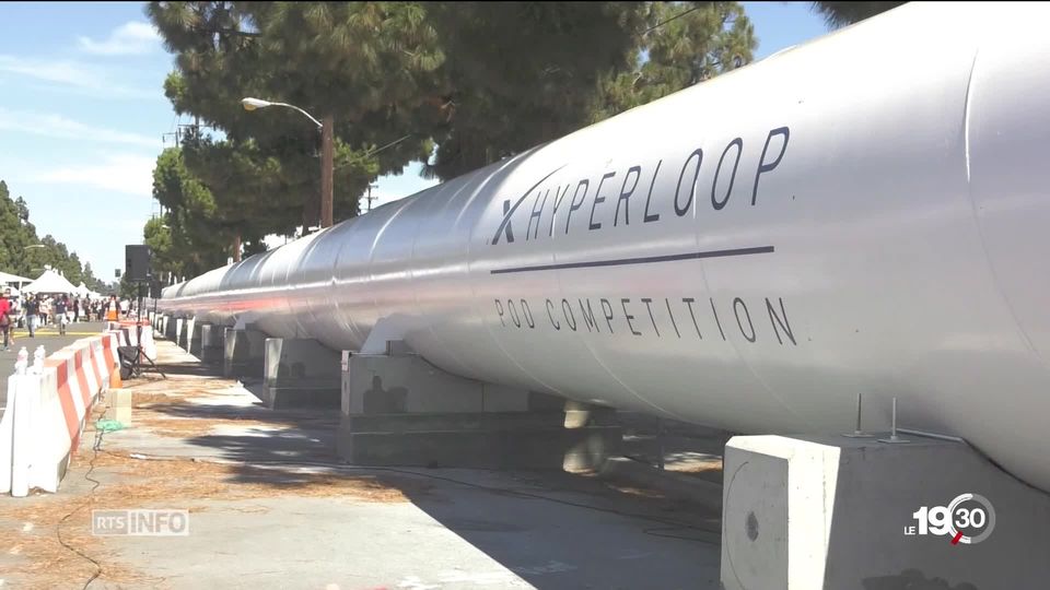 Hyperloop is a crazy project by Elon Musk.  A competition in Los Angeles where the EPFL team is in the spotlight [RTS]