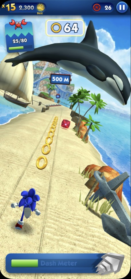 Sonic Dash + // Source: Apple Arcade