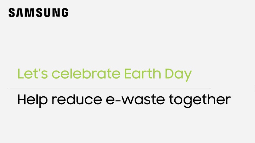 Samsung Canada celebrates Earth Day with e-waste recycling program - Samsung Canadian Newsroom

