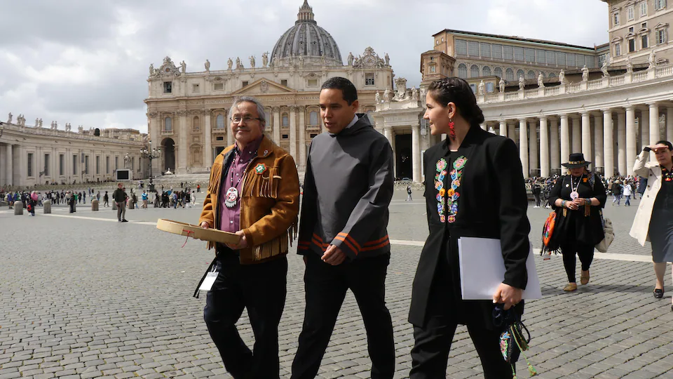 The Three Natives in St. Peter's Square. 