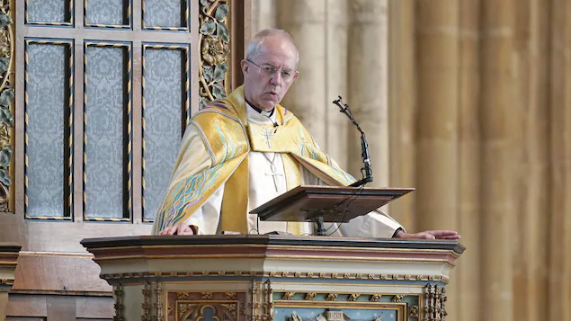 L'archevêque de Canterbury, Justin Welby, le 17 avril 2022.