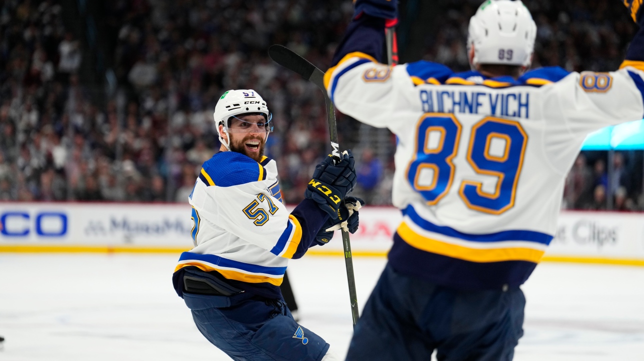 NHL Playoffs: David Byron and the Blues inflict first playoff loss to avalanche

