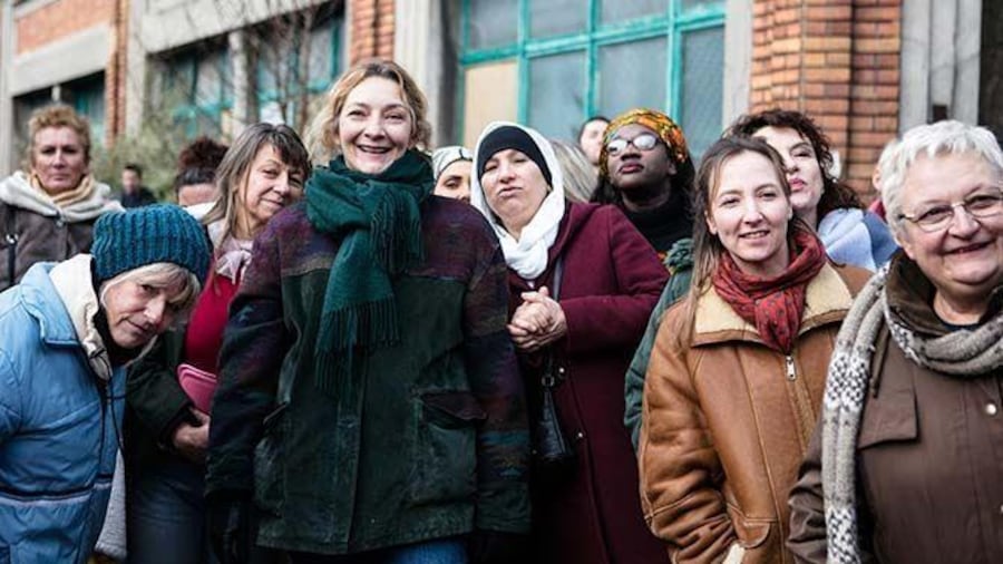 A group of smiling women.