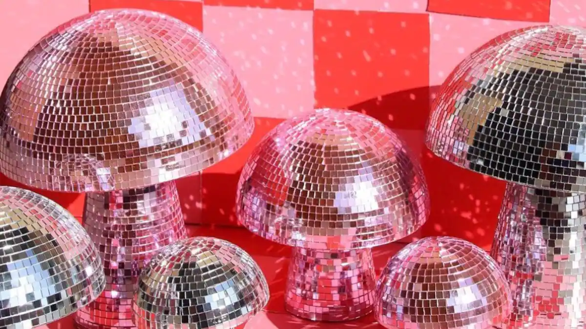 This disco ball mushroom is the perfect 