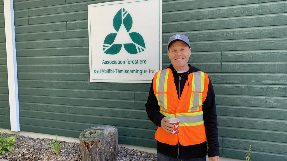 Alan Schenk, President of the Abitibi-Témiscamingue Forestry Association.