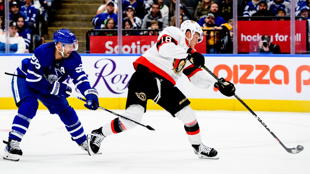 NHL: Maple Leafs and Senators win a double-header match


